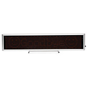 Plástico amarelo 76mW LED Mini Board / Card Nome LED com bateria modos multi Alimentado