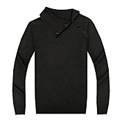 Trendy Large Size Wool Fitted Sweater