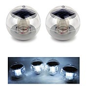 Solarbetriebene LED White Light U Landscape Garden Lamp (2-Pack)