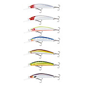 Duri esca esche da pesca Minnow 5,5 g 75 mm (7 pezzi / confezione)