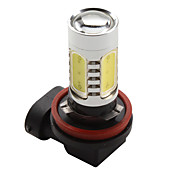 H11 7.5W 600LM 7000-8000K Blanco Bombilla LED de alta potencia para lámparas de coche (12V DC)