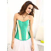 Viscose Avec Stripe avant Fermeture Shapewear Busk bustier corset (plus de couleurs)
