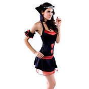 Dronning Red Hearts Womens Adult Sexy Halloween kostume (2 stk)