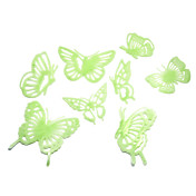 Butterfly Mønster Lysende Paste / Loft Stickers