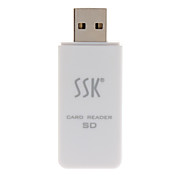 SSK USB 2.0 Lecteur de carte pour SD, MMC