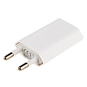 EU Plug USB Power Adapter Ladegerät für iPhone 5 (Weiß)