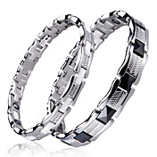 Couple sentiments tendres Bracelet de titane de la santé (SB09)