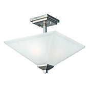 Modern Pendant Light Electroplated Finish with Glass Lampshade