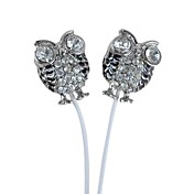 Owl In-ear Metal Headphones with Microphone