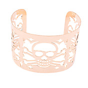 Wunderschöne Ausgehöhlte Legierung mit Skeleton Head Damen-Armband