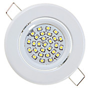1.8W 28x3528 SMD 120-150LM 3000-3500K Warm White Light White Cover LED Ceiling Lamp (12V)
