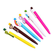 Cartoon Rainbow Color Ball Pen (Assorted Colors)