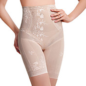 Chinlon cintura alta Long Leg Shaper Shapewear Wear Breve Diário
