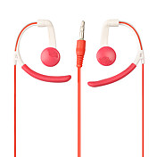 Sports Hanging ear headphones for iPhone, iPad, iPod & Other Cellphone (Red)