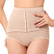 Chinlon High Waist Front Busk Closure Shaper Brief Daily/Special Occasion Wear Shapewear