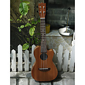Koa Pili Koko - (mhy-tc) Todo sólido de caoba Cutaway Ukulele Tenor con bolsa / Correa