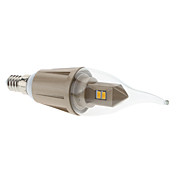 E14 4W 360-400LM 3000-3500K Warm White Light Gold Shell LED Candle Bulb (85-265V)