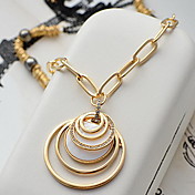 Women's Circle Shell Necklace
