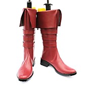 Cosplay Boots Inspired by One Piece Perona Red