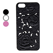 Carve Flower Patterns Hard Case for iPhone 5 (Assorted Colors)