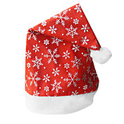 Fancy Decoratief Patroon Red Fur Kerstmuts (1 stuks)