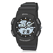 Men's Multi-Functional PU Analog - Digital Quartz Wrist Watch