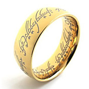 gouden brief ring