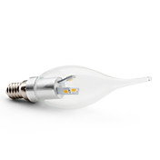 E14 3W 250-280LM 3000-3500K Warm White Light LED Candle Bulb (220-240V)