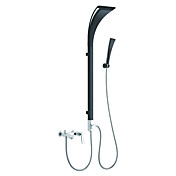 Contemporary Widespread Wall Mount Aluminum Shower Panel with Hand Shower(Not Inclued Faucet)