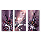 Peints à la main peinture à l'huile abstraite surdimensionné vaste ensemble de 3