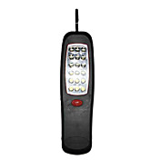 a LED per esterni in acciaio inox lampada a risparmio di energia portatile (nero)