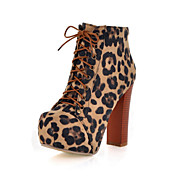 Suede Chunky Heel Ankle Boots With Lace-up Party / Evening Shoes (More Colors)
