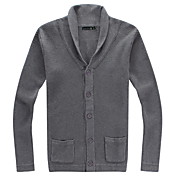 mænds trendy bomuld strik cardigan