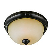 60W E27 Luz encastrar com 2 luzes com acabamento em pintura