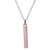 Chic Titanium With Cubic Zirconia Women's Necklaces