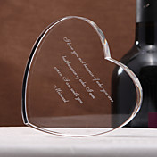 personnalisé faveur de cristal en forme de coeur