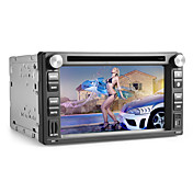 6.2 Inch 2 Din Car DVD Player with Bluetooth,GPS,iPod,RDS,SD/USB