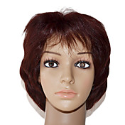 Full Lace 100% Indian Remy Hair Auburn Curly  Wig