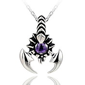 Women's Scorpio Crystal Short Pendant