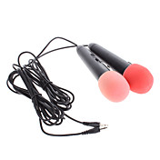 Starlet Gaming Microfones Karaoke Dual USB para Wii (Retail Box, Black)