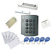 Plastic Standalone Access Controller mit 1000 User (Magnetic-Lock 280kg, 10 EM-ID Card, Power Supply)