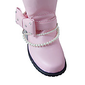 Håndlavet PU Leather 2.5cm Flat Søde Lolita Boots