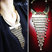 Women's Tassels Gold Necklace