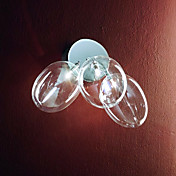 20W G4 Minimalistisk Glass Wall Light med 3 Lights