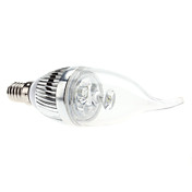 E14 3W 270-290LM 6000-6500K Branco Natural Lâmpada LED Vela (85-265V)