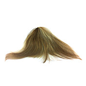 mão-amarrado 100% cabelo humano bate partes do cabelo