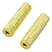 Audio 3.5mm Female naar Female Golden Adapter