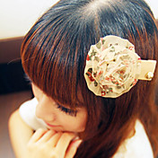 Handmade Beige Organza 10cm Bow Classic Lolita Headdress