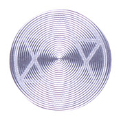 Star Design Aluminum Alloy Home Button-Aufkleber für iPhone5/iPad Mini ua