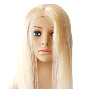 Mono Top 100% Indian Remy Hair Blonde Silky Straight Wig